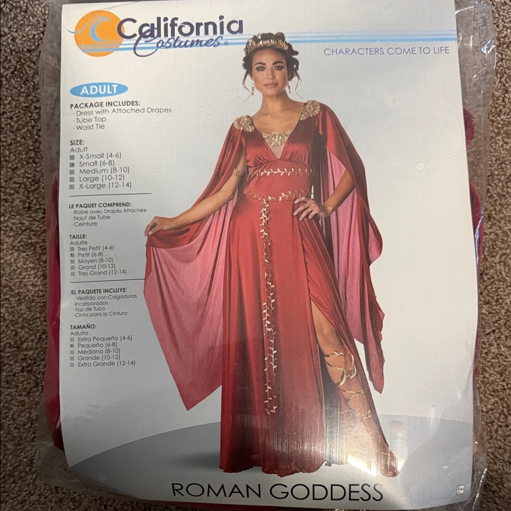 Small Roman Goddess Dress